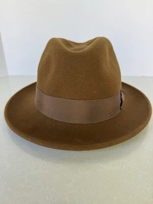 Sombrero Fedora de Lana Goorin Bros Dean The Butcher Marrón Whisky Talla Mediana Foto 1 de 4