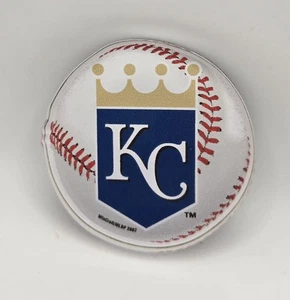 Calamita frigo rotonda acrilica WinCraft MLB Kansas City Royals Baseball 2007⚾ - Foto 1 di 4