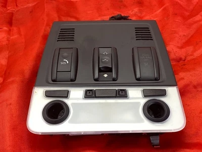 Interruptor de control de techo corredizo luz domo delantera BMW E88 E90 E92 serie 1/3 negro OEM✅ Foto 1 de 4