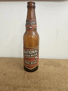National Bohemian Pale Beer Bottle Paper Label 12 oz Empty Baltimore, MD - Picture 1 of 8