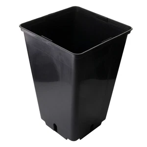 Olla cuadrada 4L, 16 x 16 x 23,5 cm, negra - Imagen 1 de 4