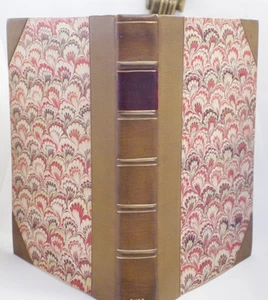 * Rare * Nicholas Culpeper Complete Herbal Calf Binding 38 Hand Col Plates 1816 - Picture 1 of 24