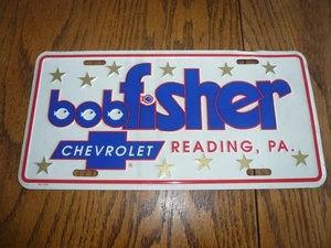 Placa de tocador Bob Fisher Chevrolet Reading Pa - De colección - Imagen 1 de 1
