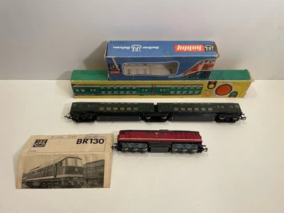 DDR Eisenbahn TT Zeuke Diesellok T679 mit Doppelstockwagen in OVP - Bild 1 von 4