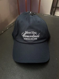 Lululemon Meet You Courtside Tennis Hat Cap Men L/XL Navy New With Tags SOLD OUT - Picture 1 of 5