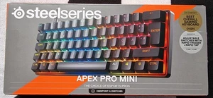 SteelSeries Apex Pro Mini Gen 3 60 Percent Rapid Trigger Gaming Keyboard - Picture 1 of 8