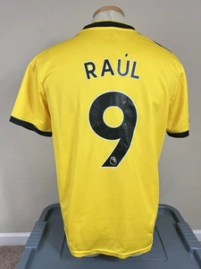 Adidas WOLVERHAMPTON Raul Jimenez #9 Jersey 2018 2019 Football Shirt Men’s XL - Picture 1 of 10