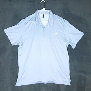 Camisa polo de golf Adidas para hombre 2XL con estampado de puntos rendimiento elástica transpirable atlética - Imagen 1 de 10