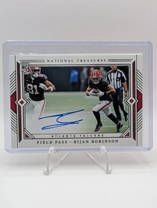 Bijan Robinson Rookie Field Pass On-Card Auto (#57/99)🔥 2023 National Treasures - Bild 1 von 3