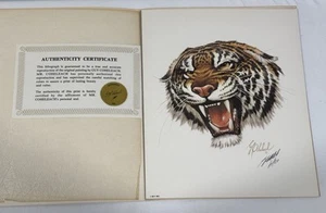 Guy Coheleach Signed Lithograph Siberian Tiger Regency House Art Print 11" x 14" - Picture 1 of 5