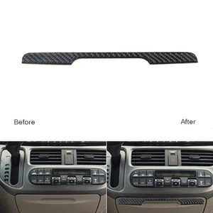 For Honda Odyssey 2005-2010 Carbon Fiber Center Console Cup Holder Trim Cover - Picture 1 of 9