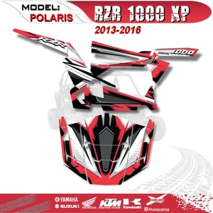 For Polaris RZR 1000 XP 1000XP 2013-2018 Graphics Kit Decal Decals Stickers UTV - Bild 1 von 1