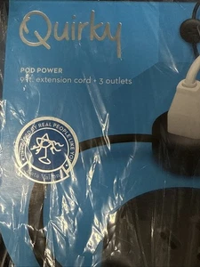Quirky Pods Position Your Power Extension Strip 9 Feet 3 Outlets - Picture 1 of 6