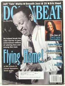 DOWN BEAT MAGAZINE LIONEL HAMPTON TERRI LYNE PETER ERSKINE WALLACE RONEY RARE - Picture 1 of 1