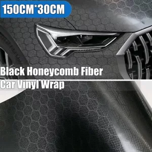 Diamond Forged Carbon Fiber Wrap Decal Sticker Film Molding Trim Accessories - Picture 1 of 11