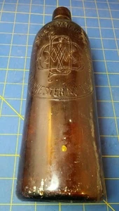 WHISKY ROCHESTER MALTO SCARSO DUFFY, NY 1886 SOFFIATO A MANO. - Foto 1 di 12