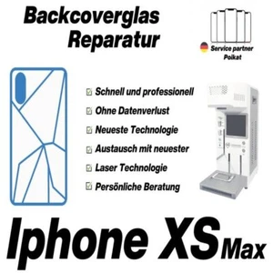 iPhone XS Max Backcover Reparatur Tausch Rückglas PROFESSIONELL & SCHNELL✔️ - Bild 1 von 1