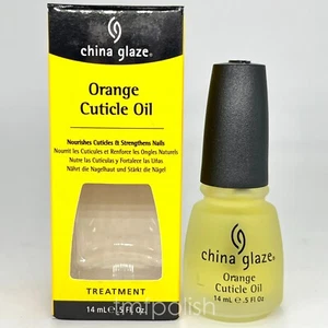 Vernis à ongles émaillé chinois flambant neuf - huile de cuticule orange - taille réelle - Photo 1/4