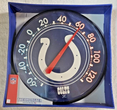 NFL Indianapolis Colts Wall Thermometer 13" WinCraft Sports Football USA NEW - Image 1 of 4