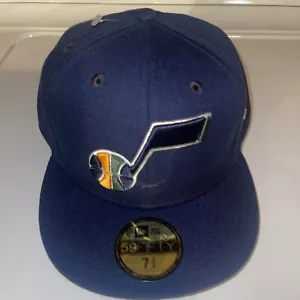 New Era Utah Jazz NBA 59Fifty Fitted Hat / Cap Size 7 3/4 New ! 🔥 - Picture 1 of 4