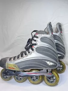 PATINES DE HOCKEY EN LÍNEA MISSION QUATTRO 9500 PARA HOMBRE TALLA 12 Difícil de Encontrar - Imagen 1 de 7