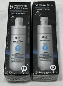 2-Pack-LG LT1000P 6 Month 200 Gal Replacement Cartridge Refrigerator H20 Filter - Picture 1 of 5