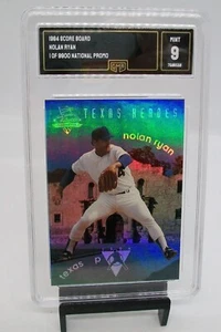 1994 SCORE BOARD 1/9900 PROMO CARD #NC11 NOLAN RYAN GRADED by GMA MINT 9 - Bild 1 von 3