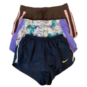 Pantaloncini Donna M Nike Dri Fit Danskin Now Athletic 3 Paia Jogger Corsa Pull On - Foto 1 di 11