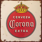 Panneau métallique vintage Corona reproduction bière LIVRAISON GRATUITE bar décoration
