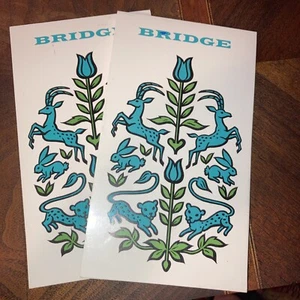 2 Bridge Score Pads: One W/40 And One W/37 Bridge Score Sheets Preowned - Picture 1 of 4