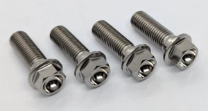 RGV 250 Titanium front brake caliper bolt kit Suzuki RGV RGV250 Ti mount bolts - Picture 1 of 5