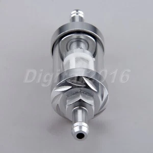 8mm Motorcycl 5/16" Inner Fuel Gasoline Filter Reusable Cleaner for Honda Suzuki - Picture 1 of 10