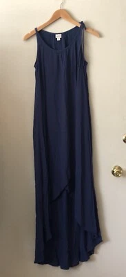 Vestido alto para mujer Merona talla XS de gran tamaño azul marino Foto 1 de 4