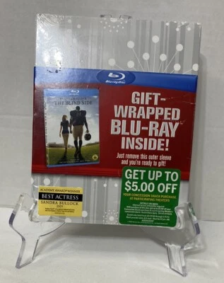 THE BLIND SIDE GIFT-WRAPPED EXCLUSIVE BLU-RAY MOVIE, SANDRA BULLOCK, NEW SEALED - Image 1 of 4