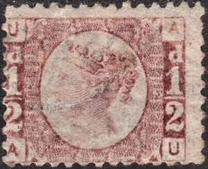 1870 SG48 1/2d PLACA ROJA ROSA 12 COMO NUEVA CON BISAGRAS (AU) - Imagen 1 de 2