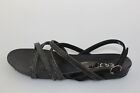 Women&#39;s shoes EGJ 6 (EU 36) sandals black suede strass DP743-36