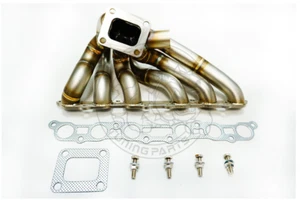 3mm T4 45mm OD Equal Length Turbo Manifold For Supra MK4 2JZGE 2JZ GE 1993-1998 - Picture 1 of 14