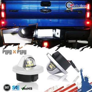 2x Conjunto de lámpara de etiqueta de placa LED de repuesto para Ford F150 F250 F350 - Imagen 1 de 12