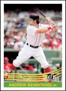2018 Andrew Benintendi Panini #227-MT - Picture 1 of 2
