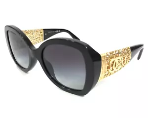 Chanel Sunglasses 5531-A c.1460/S6 Brown Taupe Gold Oversized Asian Fit Frames - Picture 1 of 12