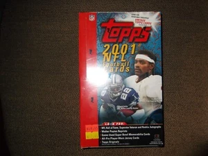 2001 TOPPS FOOTBALL FACTORY SEALED HOBBY BOX, 36-PACKS! DREW BREES RC AUTO?? - Picture 1 of 3
