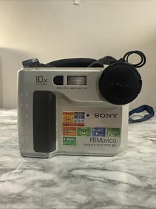 Sony FD MAVICA Quick Access FD Drive 2x Kamera & Gurt 10x optischer Zoom MVC-FD75 - Bild 1 von 14
