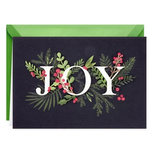 Hallmark Signature Christmas JOY Holiday Greenery - Picture 1 of 2
