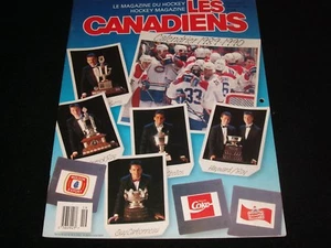 LES CANADIENS ° CALENDRIER 1989-1990 <> SPECIAL ED. AOUT/SEPT. 1989 - Foto 1 di 4