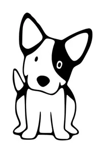 Australian Cattle Dog Puppers Aufkleber #1 5"x5" Farbe, Stil wählbar - Bild 1 von 5