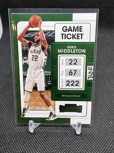 2021 Panini Contenders Green Khris Middleton Game Ticket #83 - Picture 1 of 2