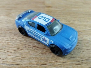 Hot Wheels HW City Works 2/10 (2010) Blue Dodge Charger SRT8 Diecast Police Car  - Picture 1 of 11