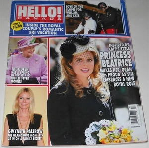 Hello Canada Magazine No 258 April 23 2012 Princess Beatrice Jack Wagner - Picture 1 of 12