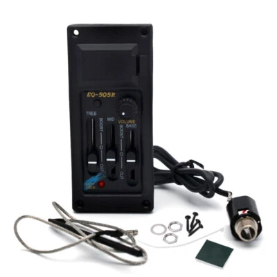 Ovation Oud Acoustic Guitar Pickups 3-Bands Equalizer EQ Piezo Preamp Amplifier - Image 1 of 4