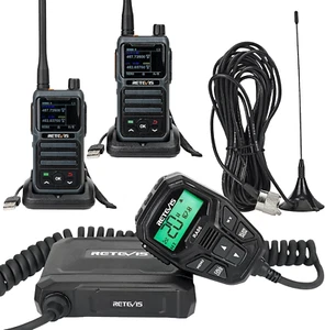 Retevis RA86 GMRS Mobilfunkgerät, zwei Lautsprecher NOAA High Power Transceiver, RA86 - Bild 1 von 9